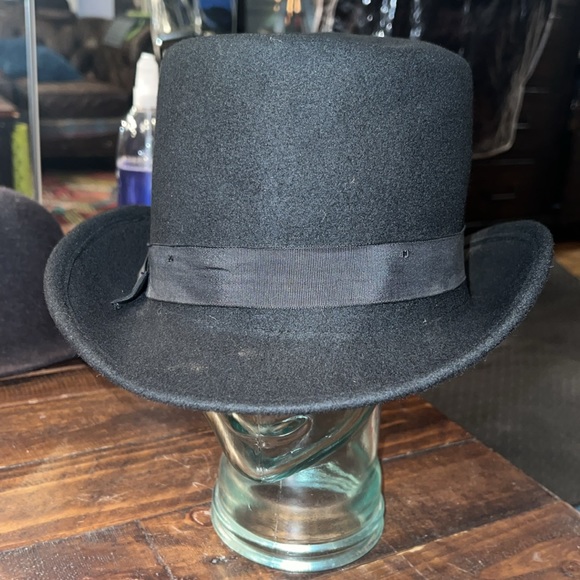 Men’s size large tall black Goorin brothers top hat extremely rare - Picture 3 of 8